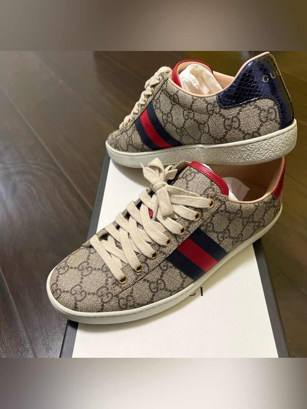Gucci Ace GG Supreme Trainers